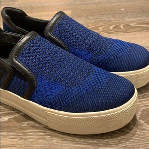 Ash Lightly Worn Platform Slip On Sneakers